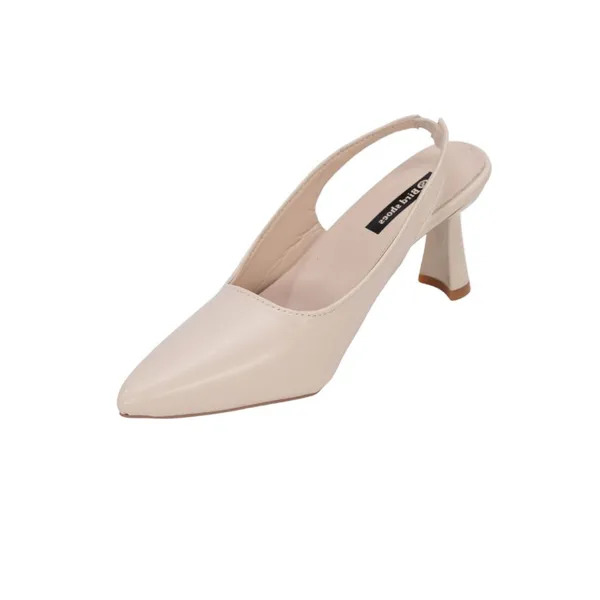 Khám phá Giày Slingback Nữ TGG D1703 Màu Trắng Da Pu Size 38