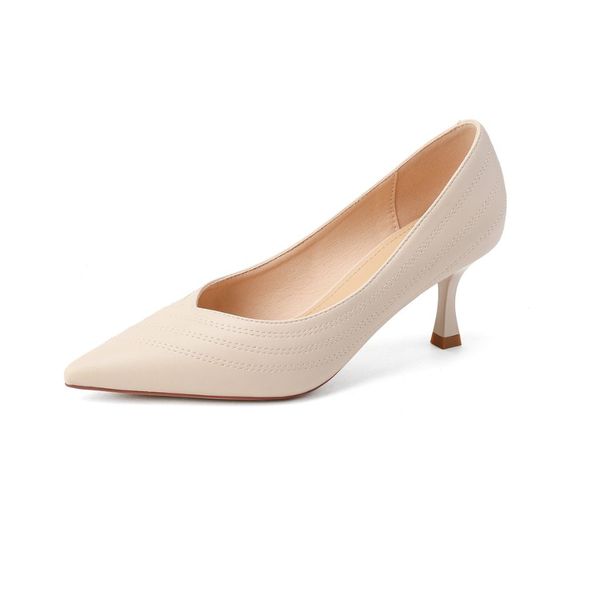 Khám phá Giày Cao Gót Nữ TGG D1708 Màu Trắng Da Mềm Size 38