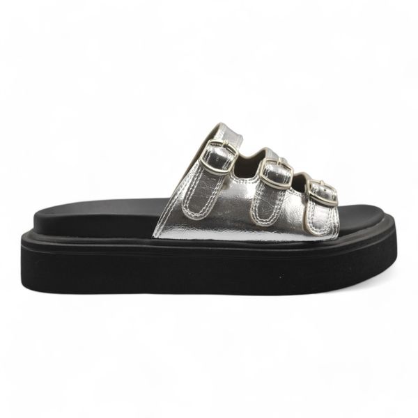 Khám phá Dép Nữ TGG D1818-6 Màu Bạc Da Mềm Size 36