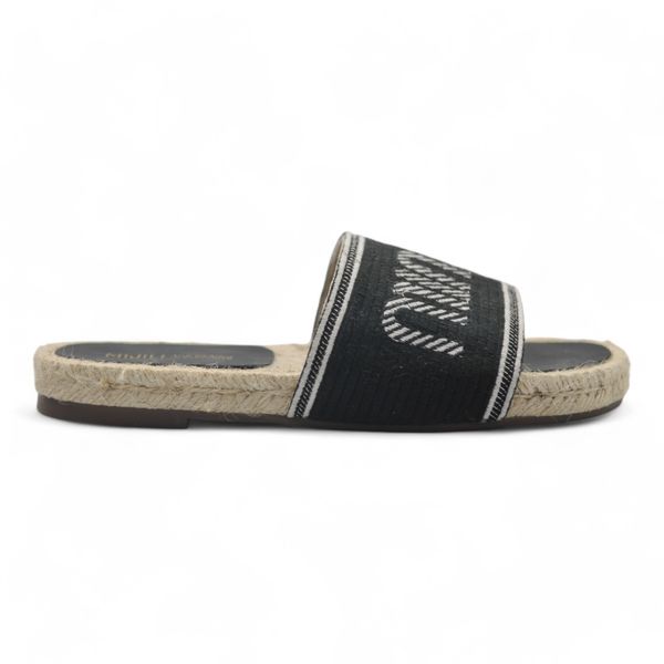 Khám phá Dép Quai Ngang Nữ TGG A566-19 Màu Đen Vải Mềm Size 35