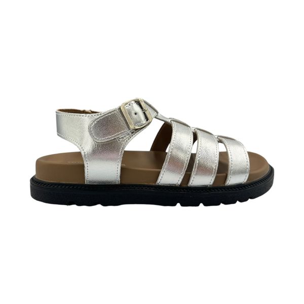 Khám phá Dép Sandal Nữ TGG A550-7 Màu Bạc Da Mềm Size 35
