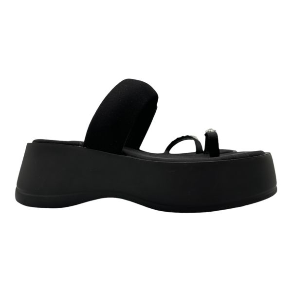 Khám phá Dép Xỏ Ngón Nữ TGG F680-2 Màu Đen Da Mềm Size 35 