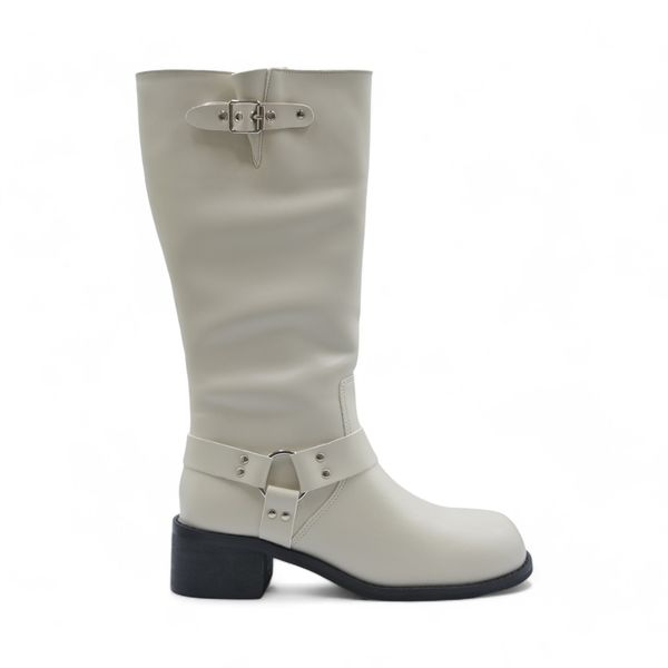 Khám phá Giày Boots Nữ TGG SW8-802 Màu Trắng Da Mềm Size 36