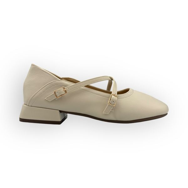 Khám phá Giày Búp Bê Nữ TGG 601-1 Màu Trắng Da Mềm Size 36