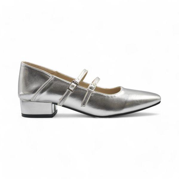 Khám phá Giày Búp Bê Nữ TGG UN5995-2 Màu Bạc Da Mềm Size 39