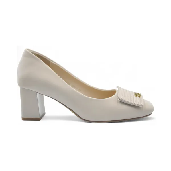 Khám phá Giày Cao Gót Nữ TGG 25099 Đế Trụ Màu Be Da Lụa Size 39