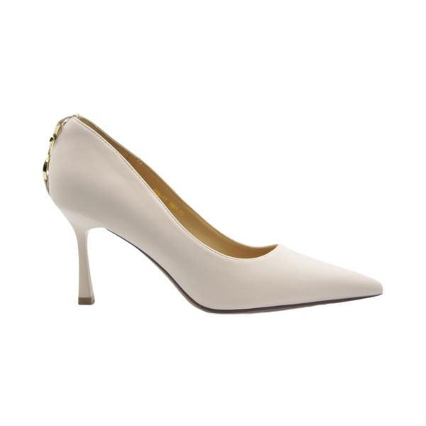 Khám phá Giày Cao Gót Nữ TGG 528-11 Màu Be Da Lụa Size 35