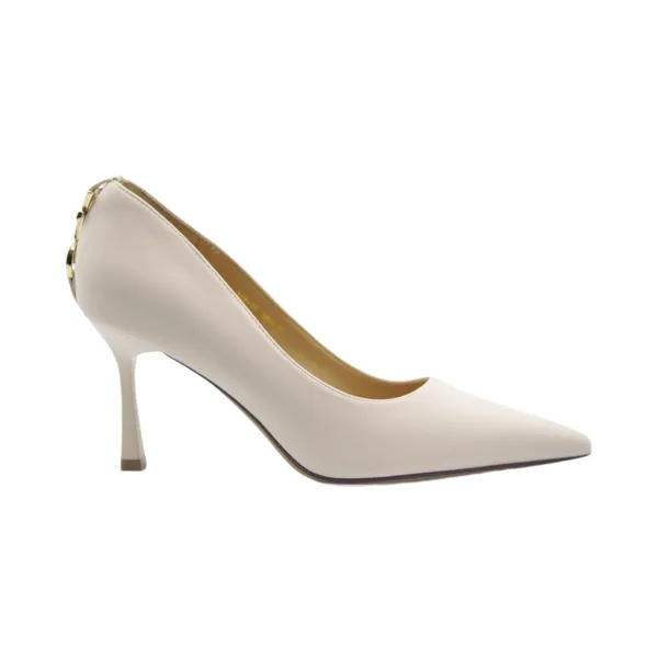 Khám phá Giày Cao Gót Nữ TGG 528-11 Màu Be Da Lụa Size 36