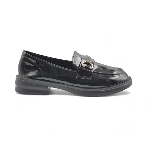 Khám phá Giày Loafer Nữ TGG 9617 Màu Đen Da Bóng Size 35