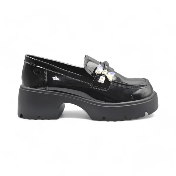 Khám phá Giày Loafer Nữ TGG KL98822 Màu Đen Da Bóng Size 35