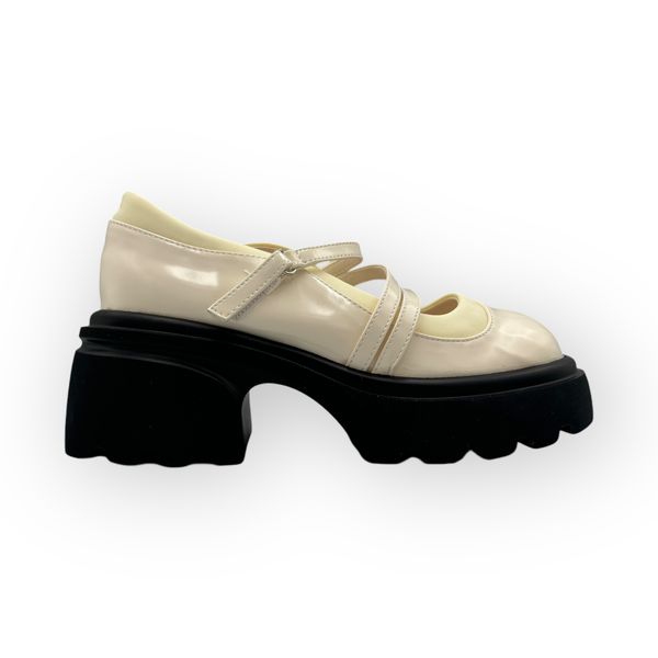 Khám phá Giày Lolita Nữ TGG L01-5 Da Bóng Màu Trắng Size 36