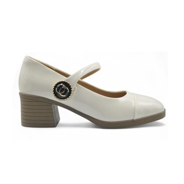 Khám phá Giày Búp Bê Nữ TGG 2832 Màu Trắng Da Bóng Size 36