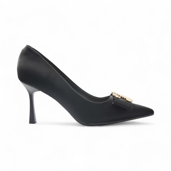 Khám phá Giày Cao Gót Nữ TGG 528-53 Màu Đen Da Lụa Size 36