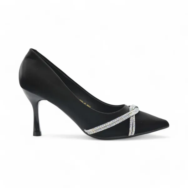 Khám phá Giày Cao Gót TGG 216-3 Da Lụa Màu Đen Size 38