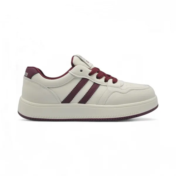 Khám phá Giày Thể Thao TGG 635 Trắng Phối Đỏ Da Mềm Size 38