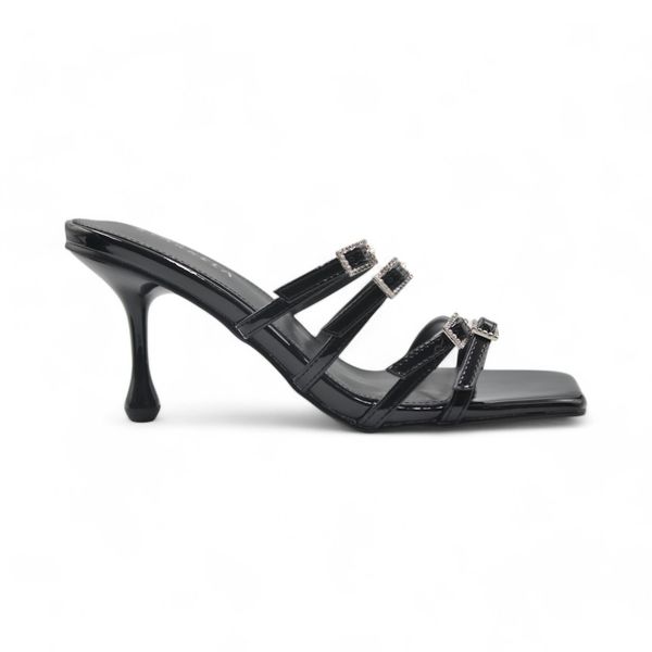 Khám phá Dép Cao Gót Nữ TGG ST88-132 Màu Đen Da Mềm Size 36