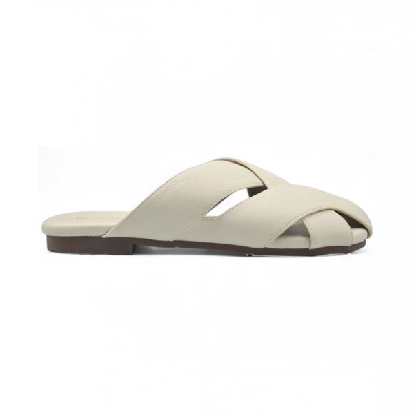 Khám phá Dép Nữ TGG 1966-2 Màu Trắng Da Mềm Size 35 
