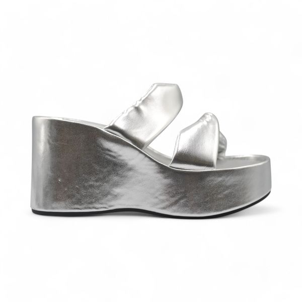 Khám phá Dép Quai Ngang Nữ TGG UN9825-7 Màu Bạc Da Mềm Size 39