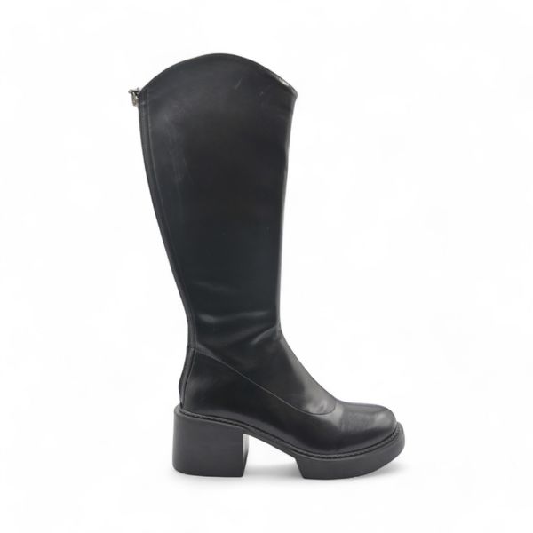 Khám phá Giày Boots Cổ Vừa Nữ TGG SW1666 Màu Đen Da Trơn Size 37