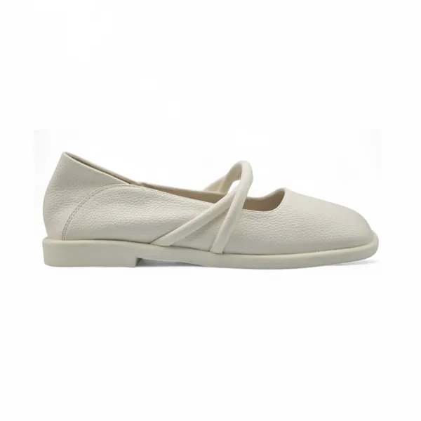 Khám phá Giày Búp Bê Nữ TGG 719-1 Màu Trắng Da Sần Size 36