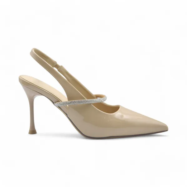 Khám phá Giày Cao Gót Nữ TGG W5326 Màu Nude Da Bóng Size 36