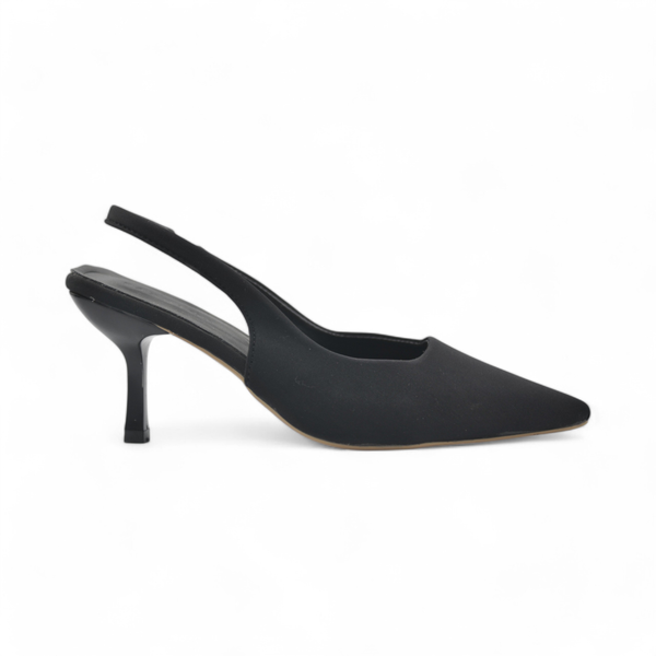 Khám phá Giày Slingback Nữ TGG 116 Màu Đen Da Lì Size 35
