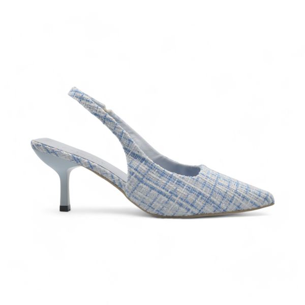 Khám phá Giày Slingback Nữ TGG 1855 Màu Xanh Vải Mềm Size 40
