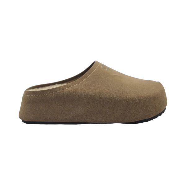 Khám phá Giày Sục Nữ TGG 2680-35A Màu Nâu Da Lộn Size 37