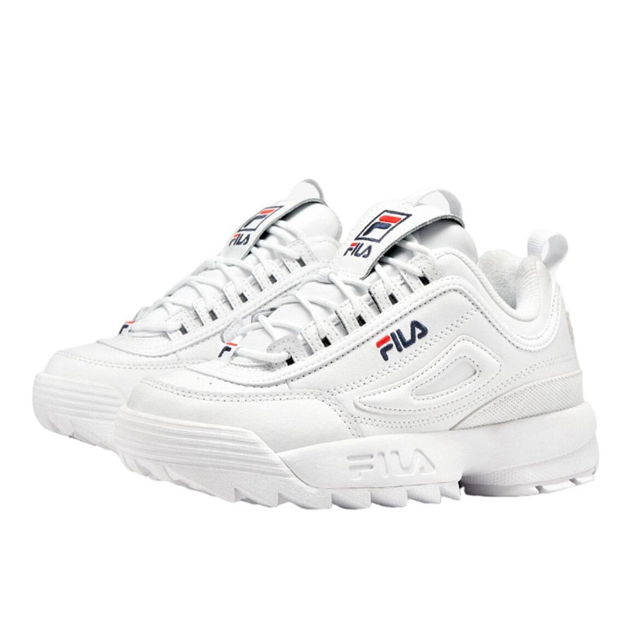 Giày Thể Thao Fila Women's Disruptor 2 Premium Màu Trắng -38.5