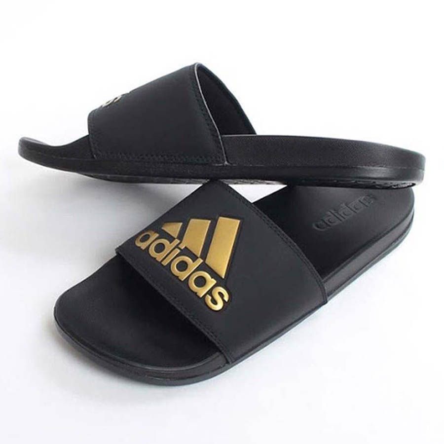 Dép quai ngang Adidas Adilette Comfort EG1850 Đen Vàng-41