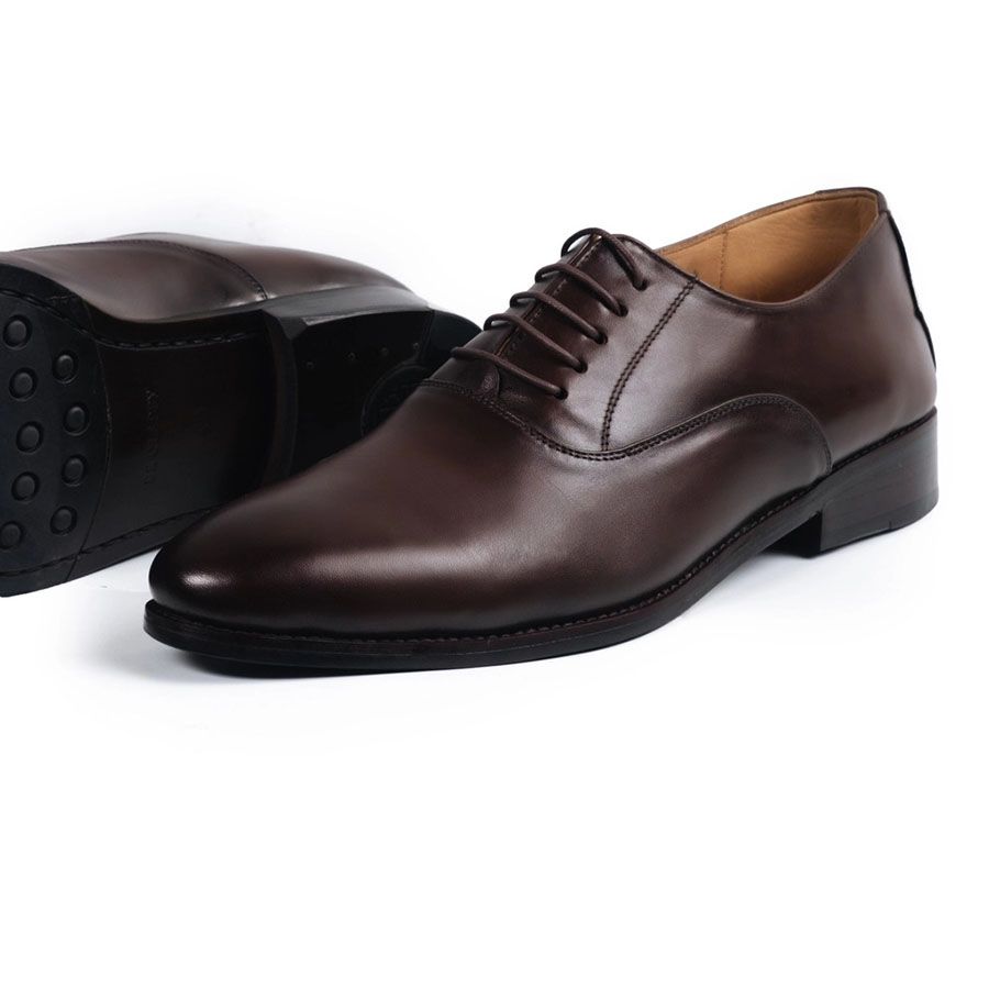 Giày Tây Be Classy Classic Oxford- OF18 Màu Nâu Đậm-43