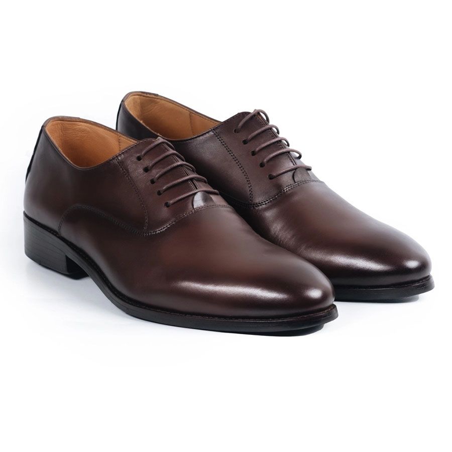 Giày Tây Be Classy Classic Oxford- OF18 Màu Nâu Đậm-43
