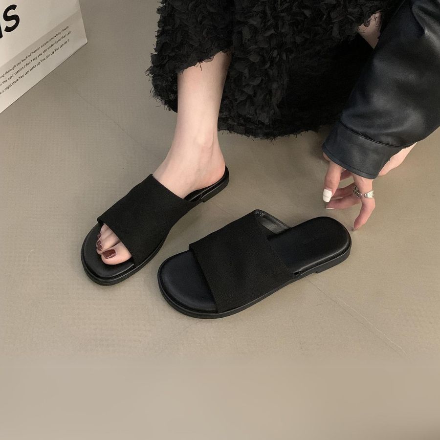 Dép Bệt Nữ TGG A350-1 Màu Nâu Da Mềm Size 39