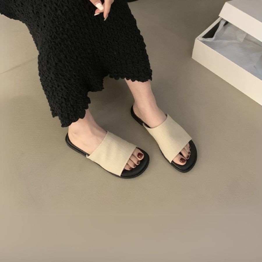 Dép Bệt Nữ TGG A350-1 Màu Nâu Da Mềm Size 39
