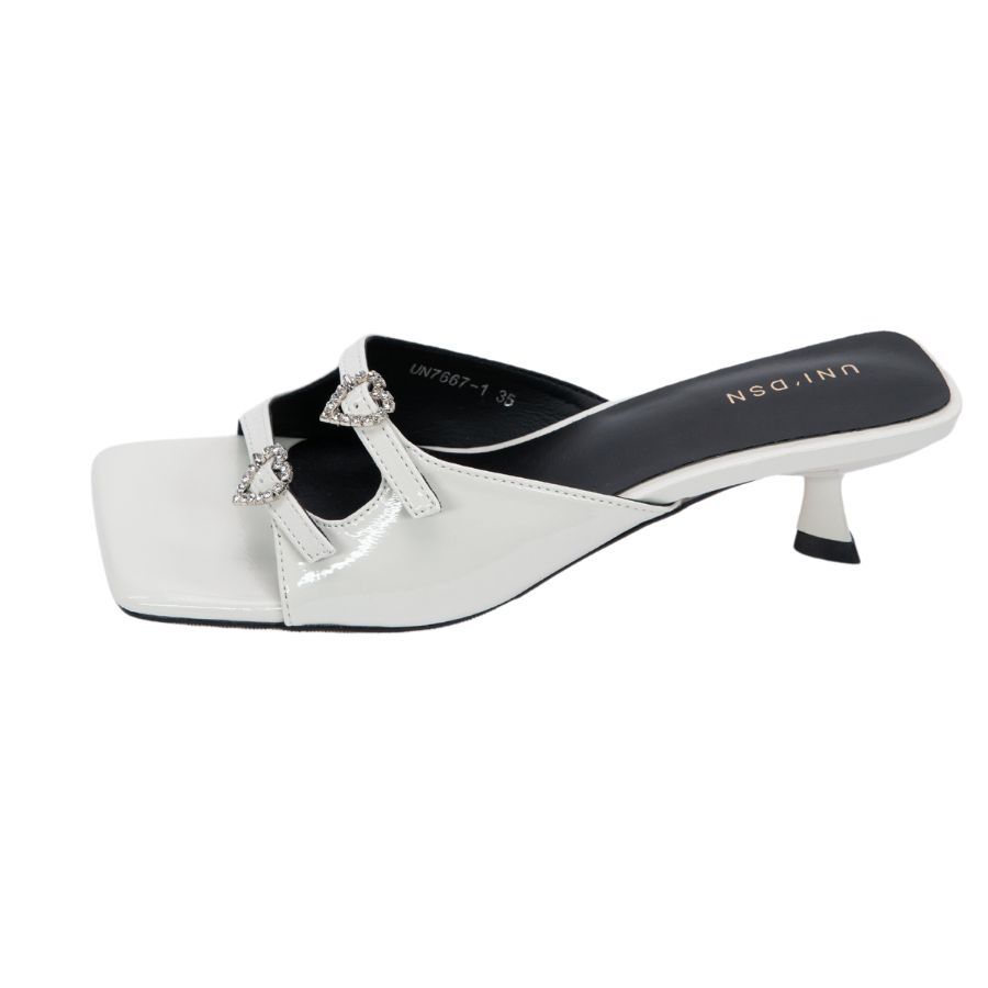 Dép Cao Gót Nữ TGG UN7667-1 Màu Hồng Da Mềm Size 37
