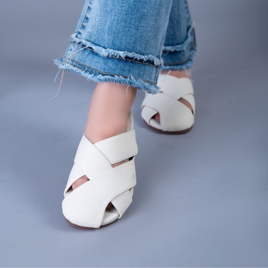 Dép Nữ TGG 1966-2 Màu Nâu Da Mềm Size 37