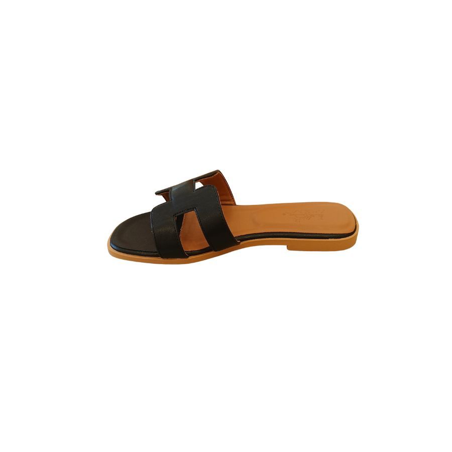 Dép Nữ TGG H111 Màu Đen Da Mềm Size 37 