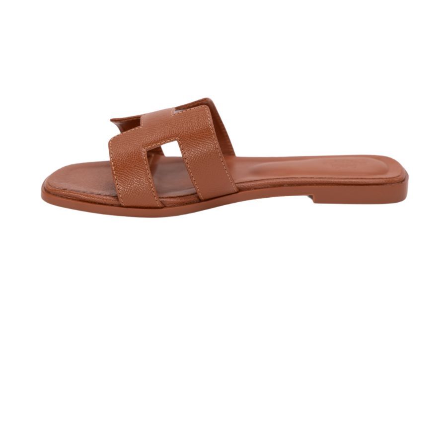 Dép Nữ TGG H38 Màu Nâu Da Mềm Size 35
