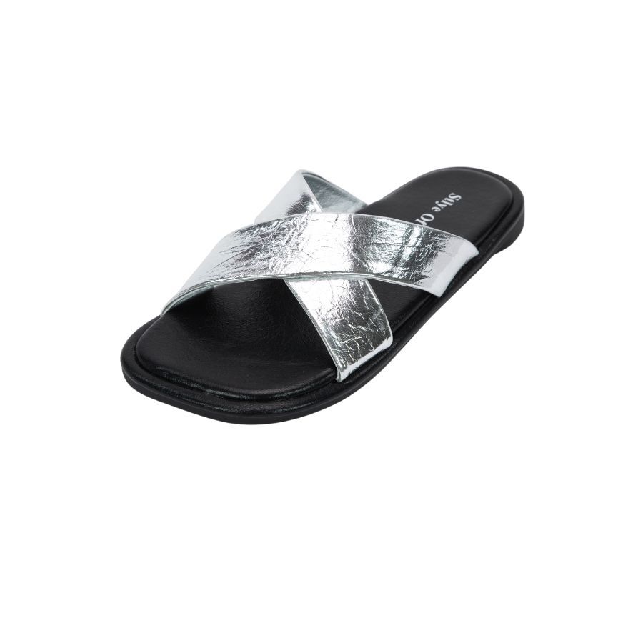 Dép Quai Chéo Nữ TGG UN5030-5 Màu Nâu Da Mềm Size 39