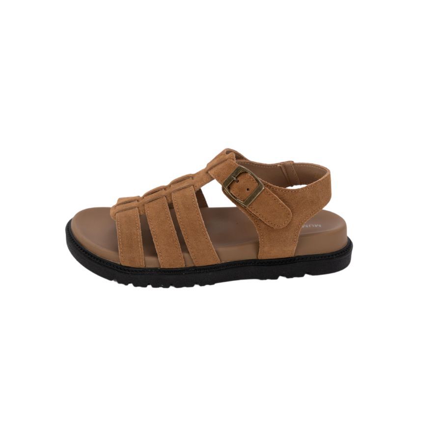 Dép Sandal Nữ TGG A550-7 Màu Vàng Nhạt Da Mềm Size 35
