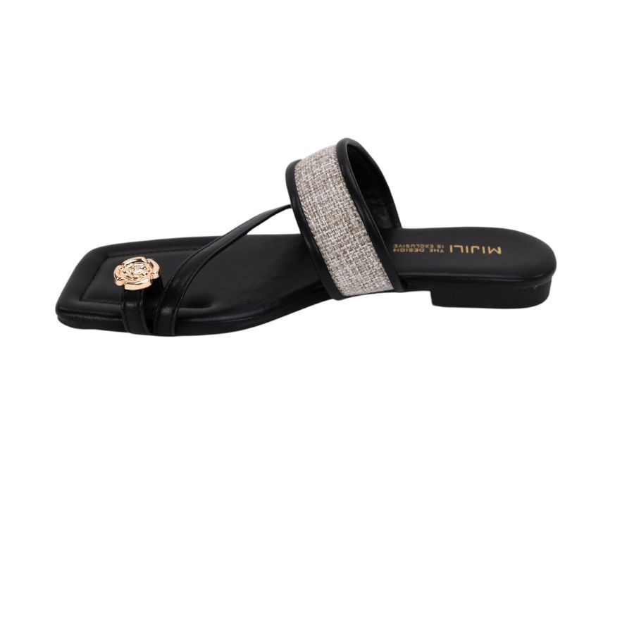 Dép Xỏ Ngón Nữ TGG 293-6 Màu Trắng Da Trơn Size 37