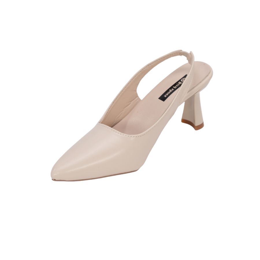 Giày Slingback Nữ TGG D1703 Màu Be Da Pu Size 40