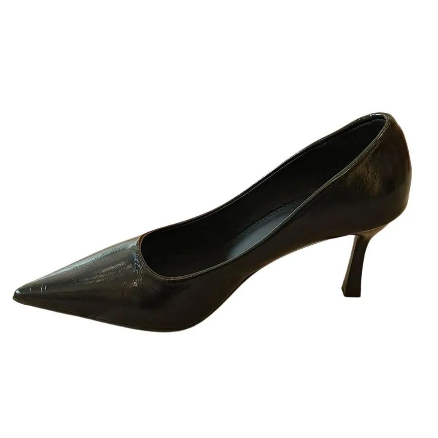 Giày Cao Gót Nữ TGG 806-101 Màu Đen Da Mềm Size 39