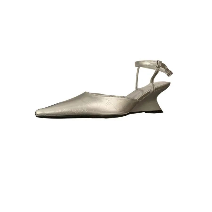 Giày Cao Gót Nữ TGG D158-1 Màu Đen Da Mềm Size 39