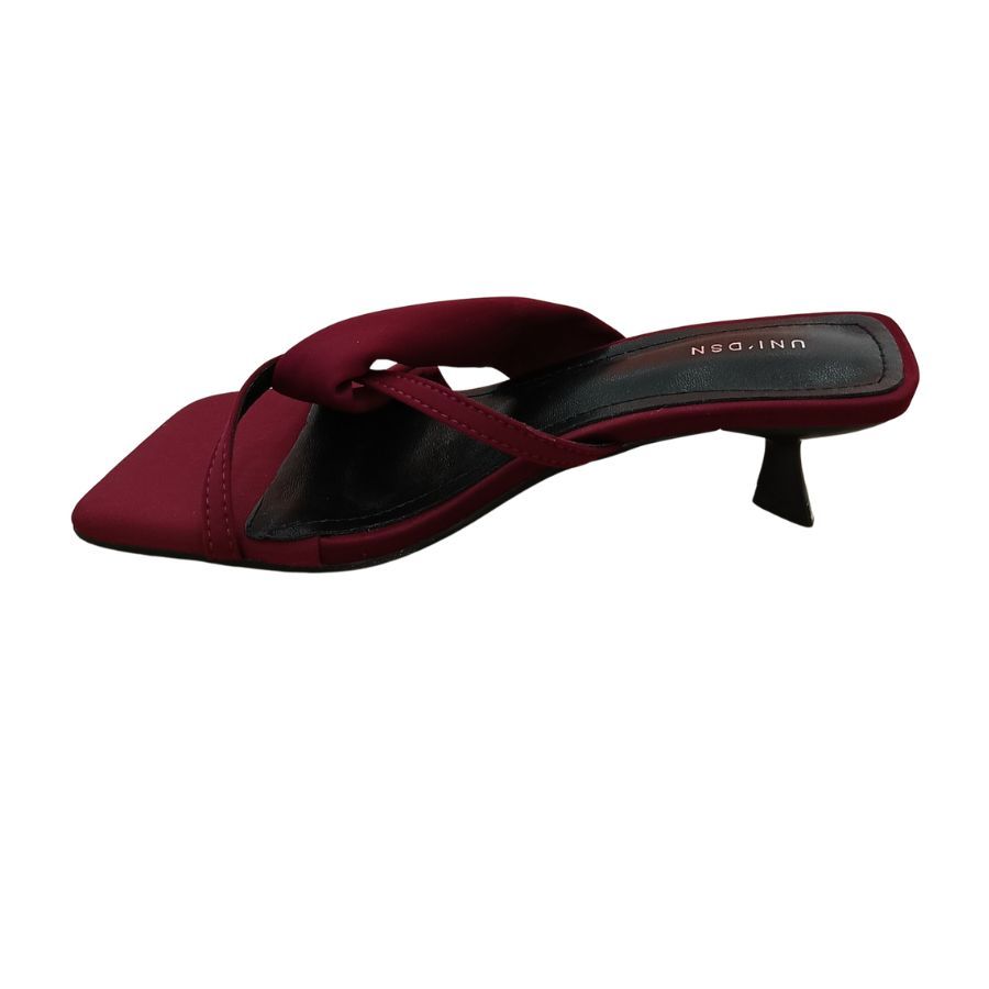Giày Cao Gót Nữ TGG UN6022-3 Màu Đỏ Da Mềm Size 37