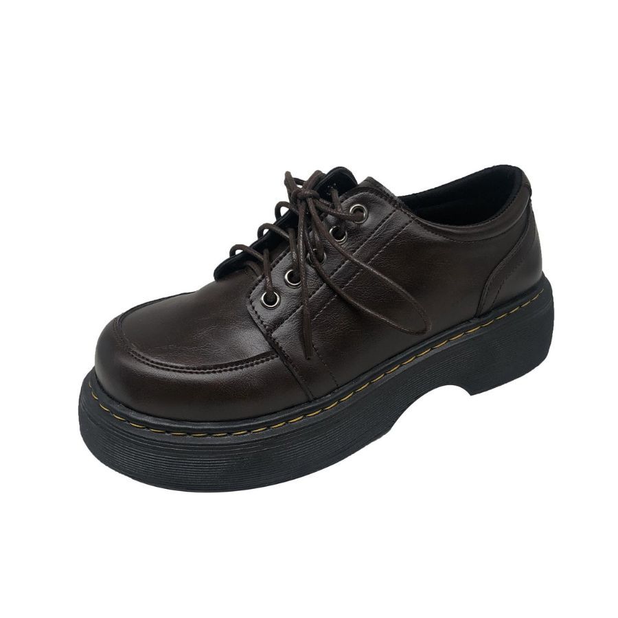 Giày Oxford Kelly Nữ TGG 3982101 Màu Nâu Da Trơn Size 36
