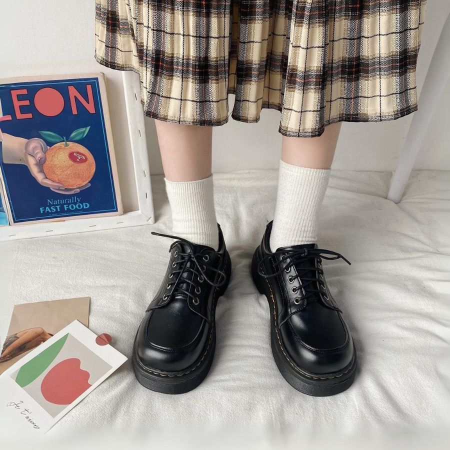 Giày Oxford Kelly Nữ TGG 3982101 Màu Nâu Da Trơn Size 36