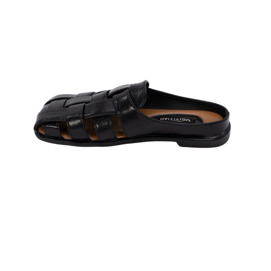 Giày Sục Nữ TGG L1213 Màu Nâu Da Mềm Size 36