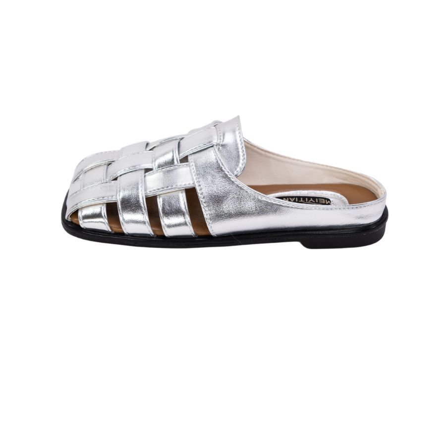 Giày Sục Nữ TGG L1213 Màu Nâu Da Mềm Size 36