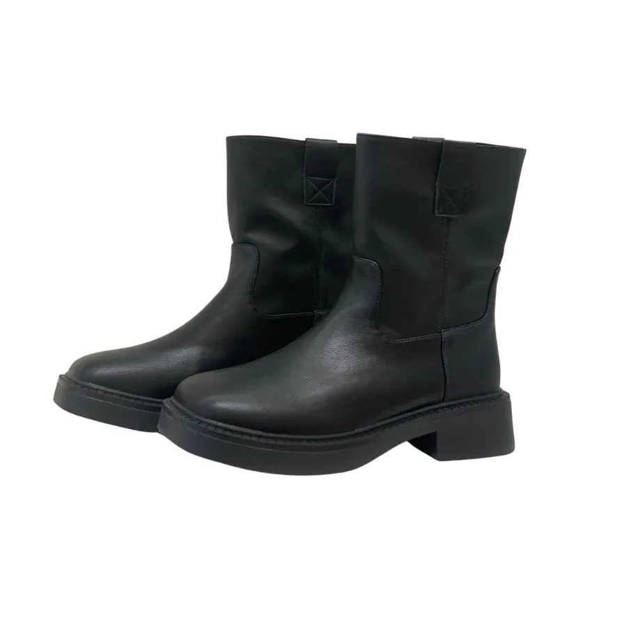 Giày Boots Nữ TGG UN728-1 Màu Nâu Da Pu Size 36